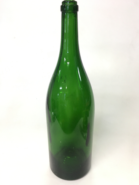 BOTTLE, Ex Large Green Glass